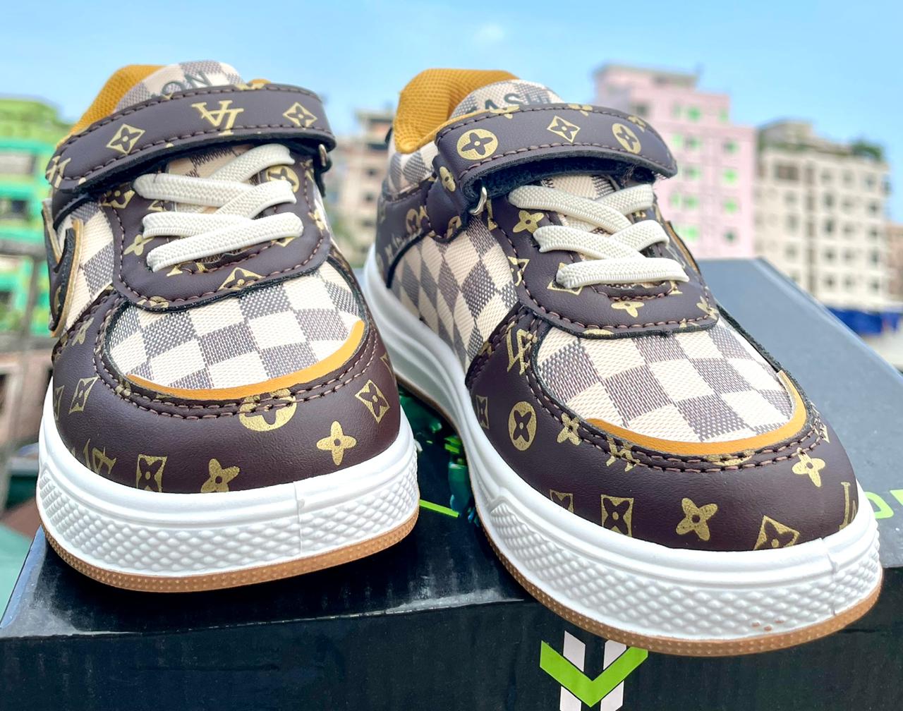 Louis Vuitton Inspired Stylish Baby Shoes - Image 3