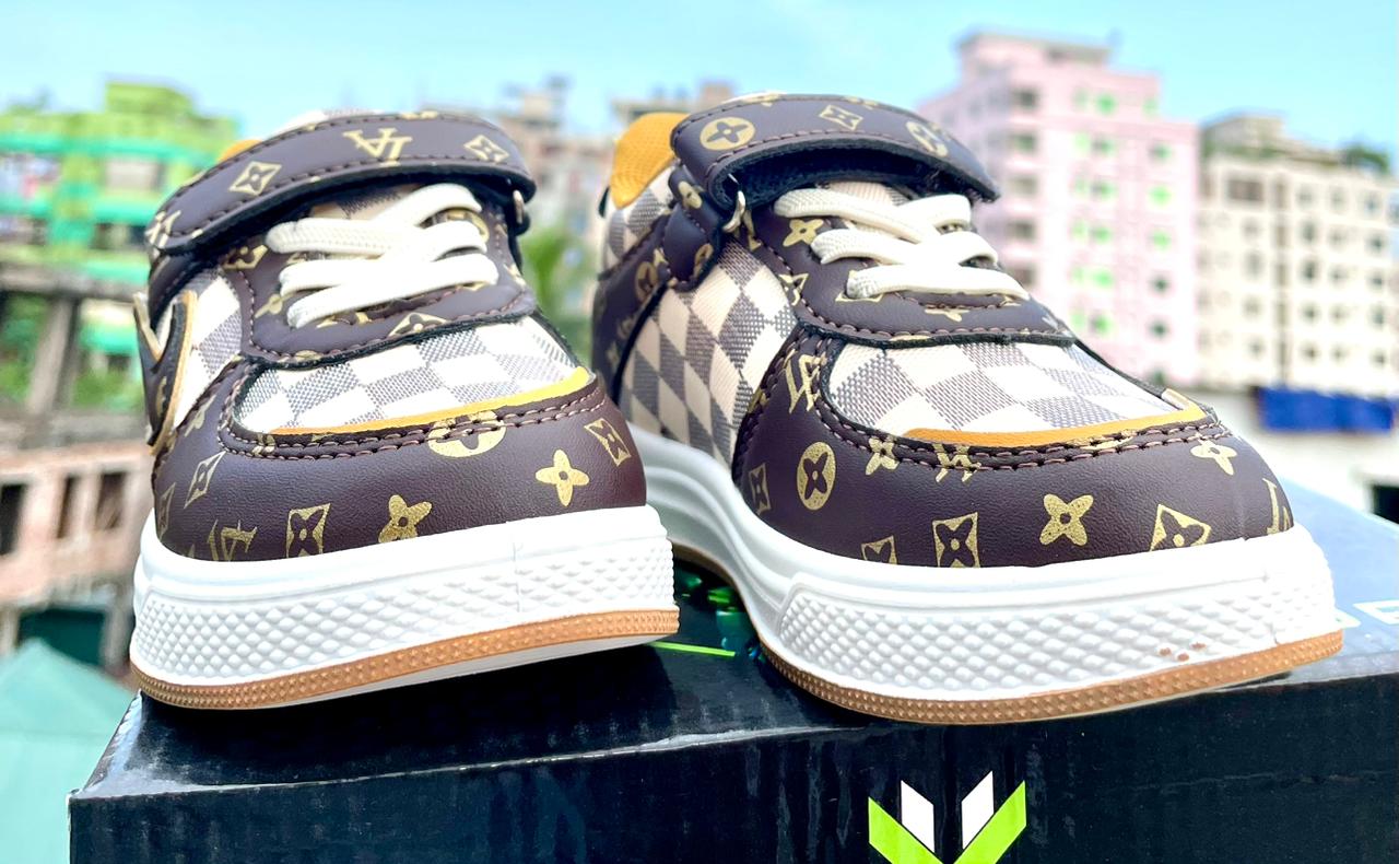 Louis Vuitton Inspired Stylish Baby Shoes - Image 5